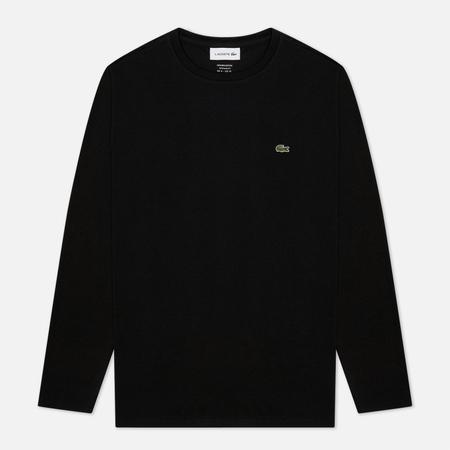 Мужской лонгслив  Crew Neck Pima Cotton, цвет чёрный, размер XL Lacoste