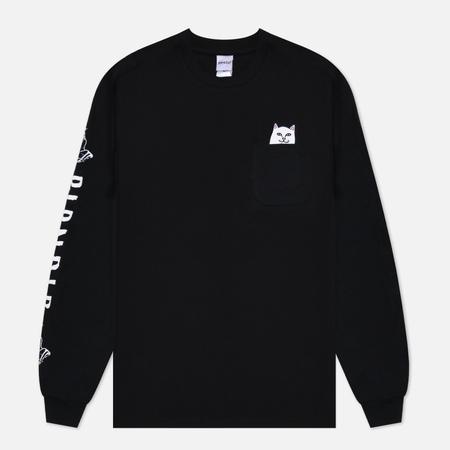 Мужской лонгслив  Lord Nermal Pocket, цвет чёрный, размер XXL RIPNDIP