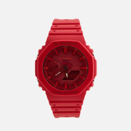 Наручные часы  G-SHOCK GA-2100-4A Octagon Series, цвет красный Casio