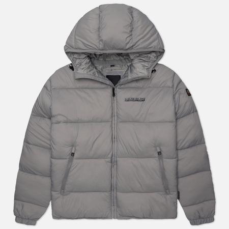 Мужской пуховик  A-Suomi Hooded 1, цвет серый, размер XL Napapijri