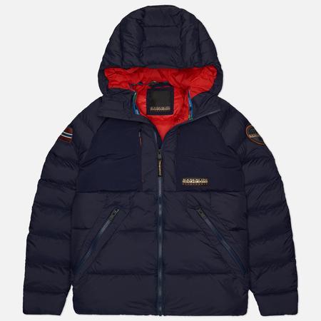 Мужской пуховик  Moesa Puffer, цвет синий, размер XXL Napapijri