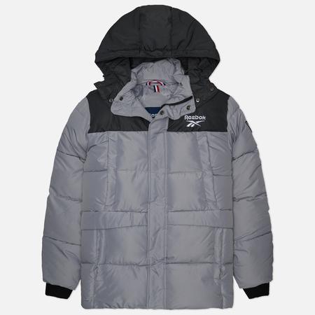 Мужская куртка парка  Puffer, цвет серый, размер XXL Reebok