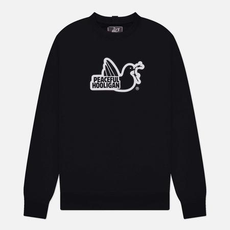 Мужская толстовка  Outline Dove, цвет чёрный, размер XXXXL Peaceful Hooligan