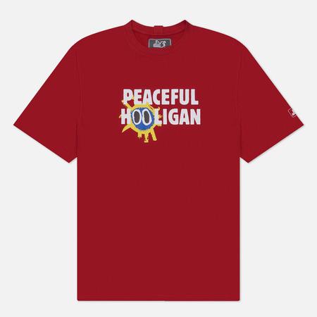 Мужская футболка  Screamadelica, цвет красный, размер XL Peaceful Hooligan