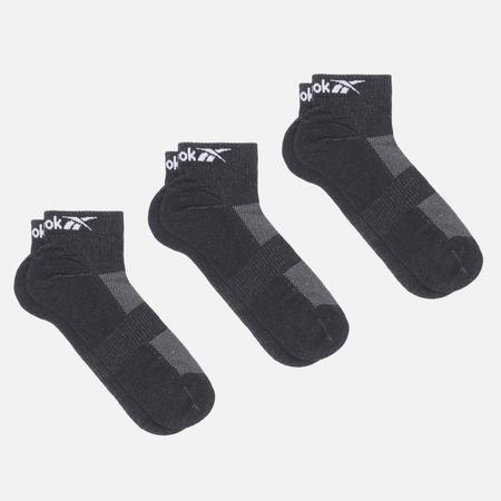 Комплект носков  Ankle Core 3-Pack, цвет чёрный, размер 43-45 EU Reebok