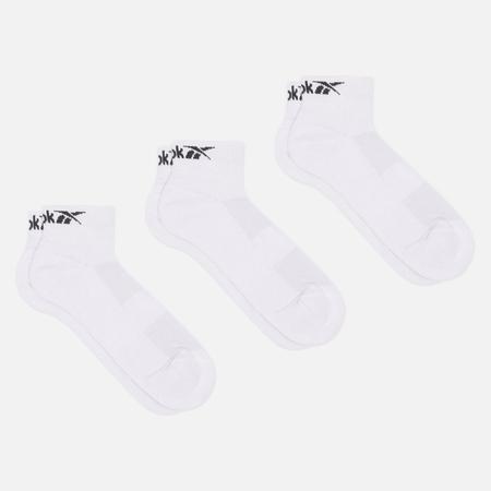 Комплект носков  Ankle Core 3-Pack, цвет белый, размер 37-39 EU Reebok