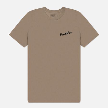 Мужская футболка  Vintage Buffalo Graphic, цвет бежевый, размер L Pendleton