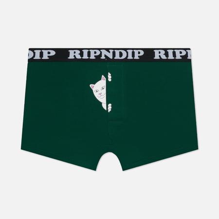 Мужские трусы  Peek A Nermal Boxers, цвет зелёный, размер L RIPNDIP