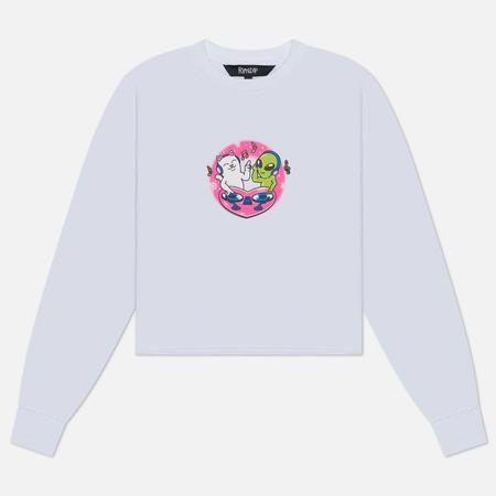 Женский лонгслив  Love Is  Cropped, цвет белый, размер S RIPNDIP