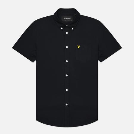 Мужская рубашка  Oxford Short Sleeve, цвет синий, размер L Lyle & Scott