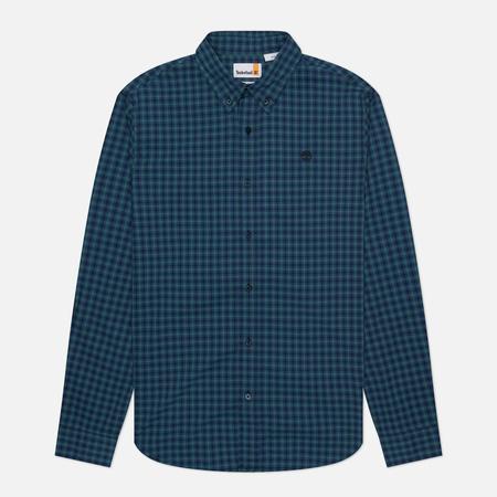 Мужская рубашка  Stretch Poplin Gingham, цвет синий, размер XXL Timberland