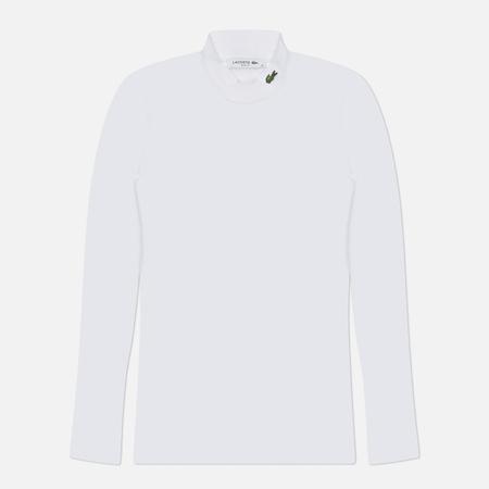 Женский лонгслив  Slim Fit Stretch Cotton, цвет белый, размер XS Lacoste