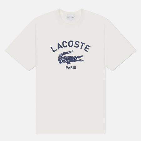 Мужская футболка  Cotton Signature Print, цвет белый, размер XL Lacoste