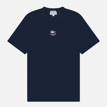 Мужская футболка  Signature Print Cotton, цвет синий, размер XXL Lacoste