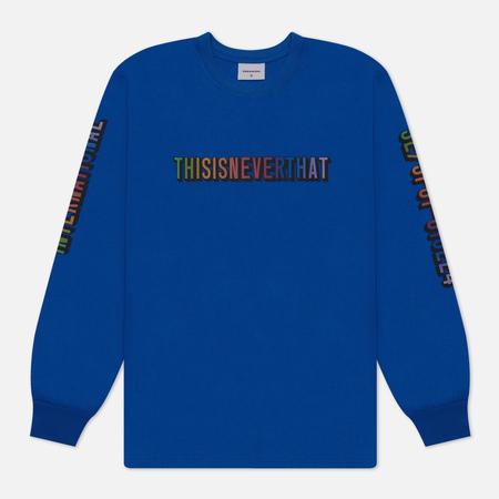 Мужской лонгслив  FCP, цвет синий, размер S thisisneverthat