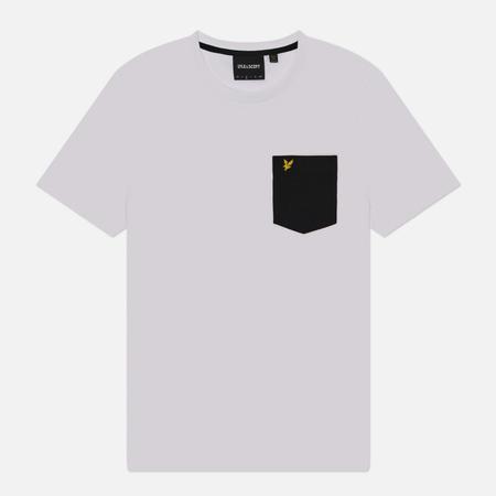 Мужская футболка  Contrast Pocket, цвет белый, размер XL Lyle & Scott