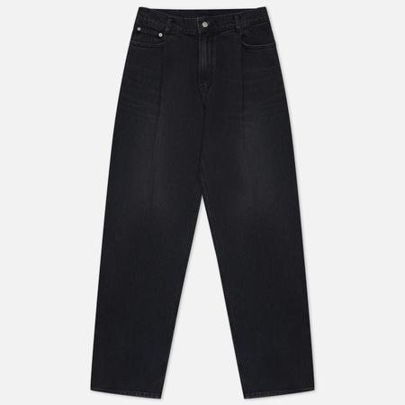 Мужские джинсы  One Tuck Wide Denim SS24, цвет чёрный, размер S UNAFFECTED