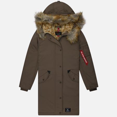 Женская куртка парка  Elyse Gen II, цвет коричневый, размер XS Alpha Industries