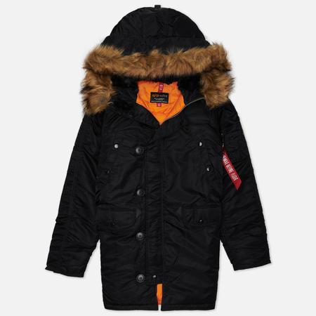 Женская куртка парка  N-3B, цвет чёрный, размер M Alpha Industries
