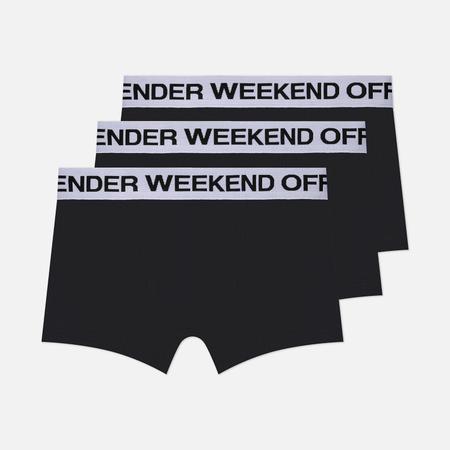 Комплект мужских трусов  Boxer Shorts 3-Pack, цвет серый, размер L WEEKEND OFFENDER
