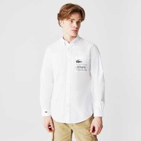 Мужская рубашка  Slim Fit Lacoste