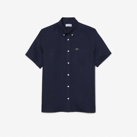 Мужская льняная рубашка Lacoste