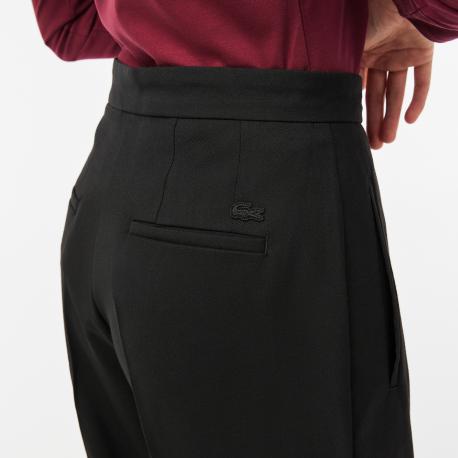 Женские брюки  из смеси шерсти и вискозы Lacoste