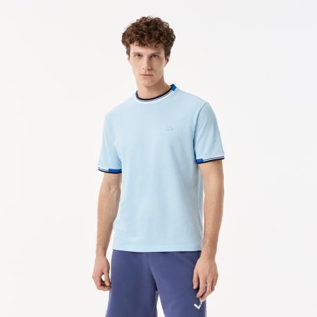 Мужская хлопковая футболка  с принтом Lacoste