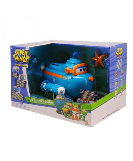Робот трансформер Миссия команды: подводная лодка Бадди Super Wings