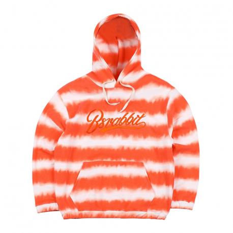 Толстовка с капюшоном  Bs Tie-Dye Hoodie Orange 2023 BSRABBIT