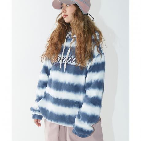 Толстовка с капюшоном  Bs Tie-Dye Hoodie Navy 2023 BSRABBIT