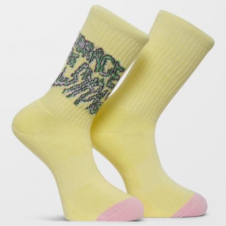Носки  Fa Tetsunori Sock Pr Aura Yellow VOLCOM