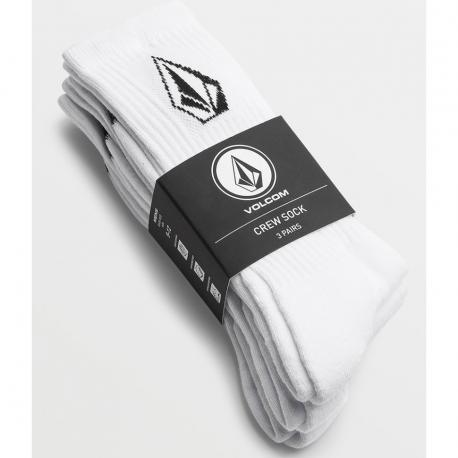 Носки  Full Stone Sock 3Pk White VOLCOM