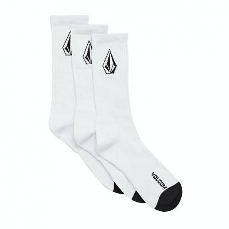 Носки  Full Stone Sock 3Pk White 2023 VOLCOM