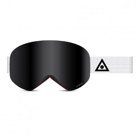Маска горнолыжная  Hornet White Triangle DARK SMOKE LENS/YELLOW SPARE Ashbury