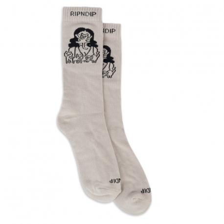 Носки  Cat Lady Socks FW25 Oatmeal Heather RIPNDIP