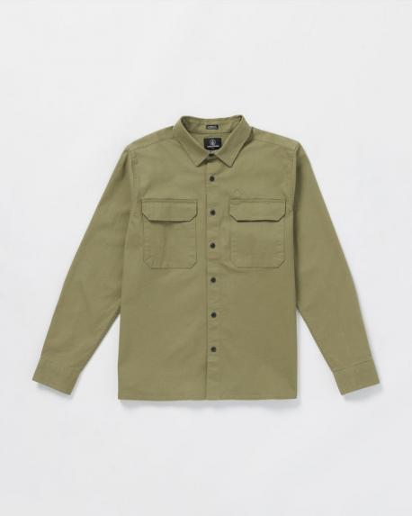 Рубашка  Servicestone Workshirt Ls FW25 Thyme Green VOLCOM