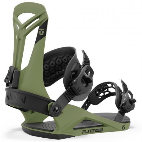 Крепления для сноуборда мужские  Flite Pro FW25 Olive Green UNION