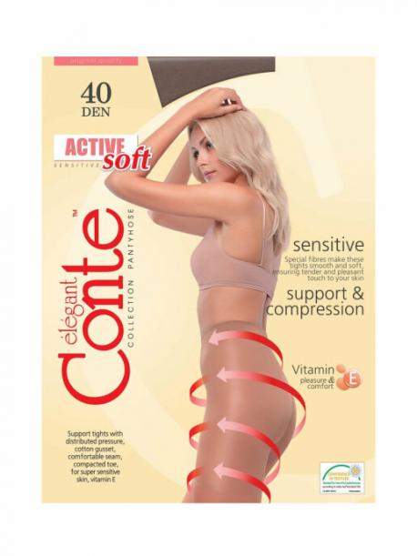 Колготки с шортиками, 40 den CONTE