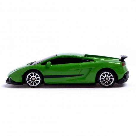 Машина металлическая lamborghini gallardo lp 570-4 superleggera, 1:64, цвет зеленый Автоград