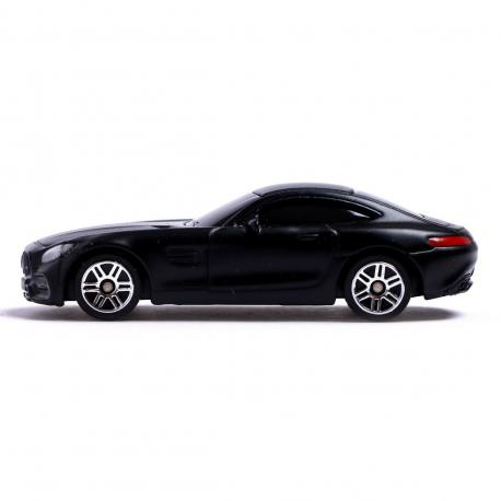 Машина металлическая mercedes-amg gt s, 1:64, цвет черный матовый Автоград