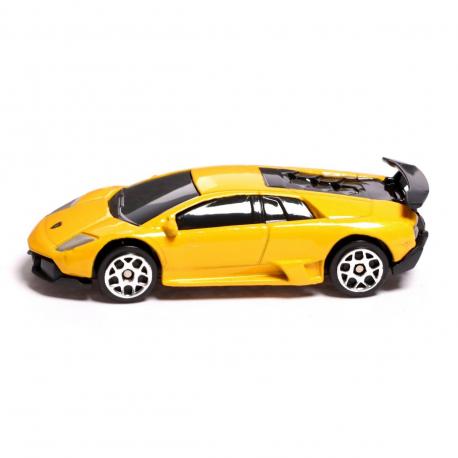Машина металлическая lamborghini murcielago lp 670-4 sv, 1:64, цвет желтый Автоград