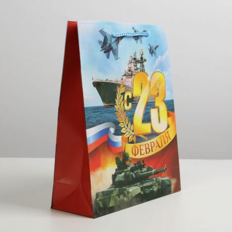 Пакет подарочный ламинированный, упаковка, Доступные Радости