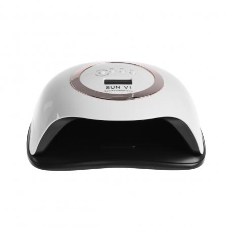 Лампа для маникюра luazon luf-12, uv/led, 42 диода, 168 вт, таймер, бело-золотая Luazon Home