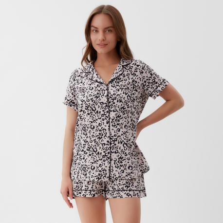 Пижама рубашка шорты KAFTAN
