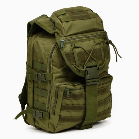 Рюкзак тактический туристический storm tactic, 40 л, с карманами, однотонный, оливковый Мастер К