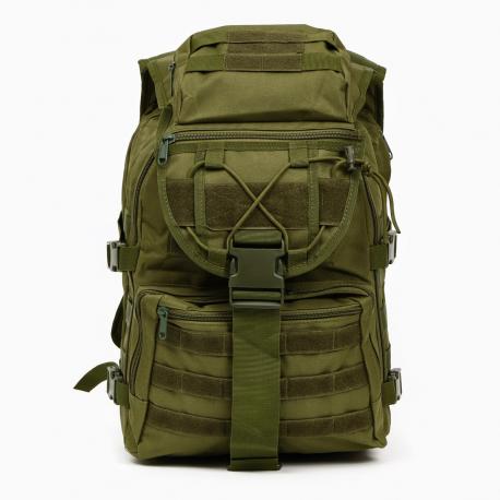 Рюкзак тактический туристический storm tactic, 40 л, с карманами, однотонный, оливковый Мастер К