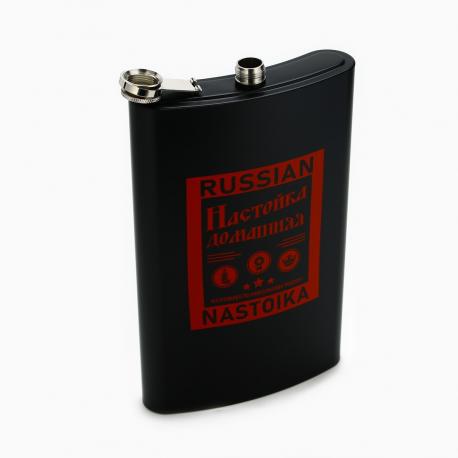 Фляжка xxl russian nastoika, 1920 мл, черная Сима-ленд