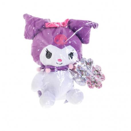 Игрушка мягкая: герои мультфильмов Kuromi San RIO, МУЛЬТИ-ПУЛЬТИ K110315-17 Мульти-пульти