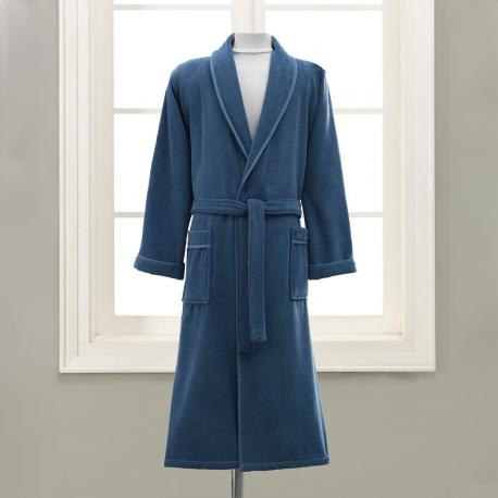Банный халат Alena цвет: голубой (2XL) Soft cotton